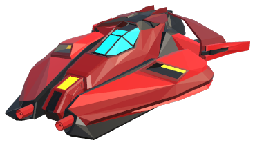 TIG ZX-1 anti-gravity frame, violet hull.